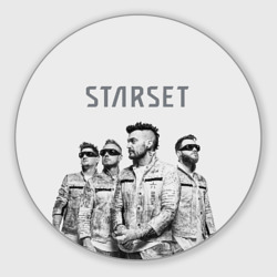 Круглый коврик для мышки Starset Band