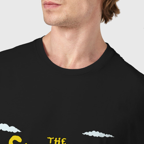 Мужская футболка хлопок Симпсоны, цвет черный - фото 6