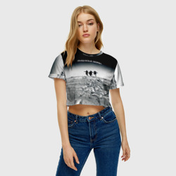 Женская футболка Crop-top 3D Гражданская оборона - фото 2