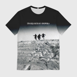 Мужская футболка 3D Гражданская оборона