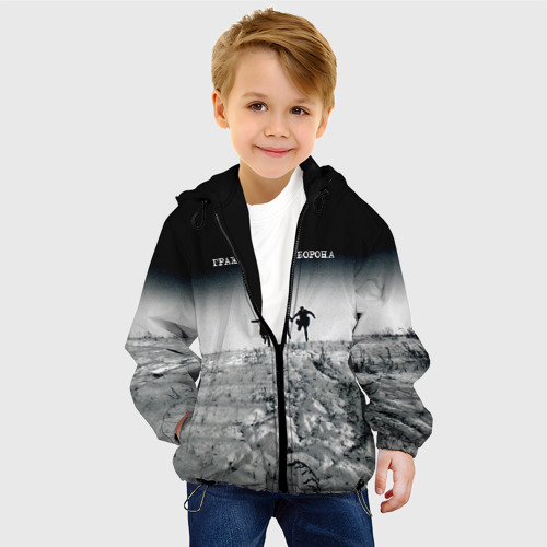 Детская куртка 3D Гражданская оборона, цвет черный - фото 3