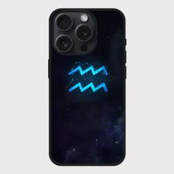 Чехол силиконовый для Apple iPhone 15 Pro Мax матовый Водолей