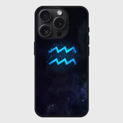 Чехол силиконовый для Apple iPhone 15 Pro матовый Водолей