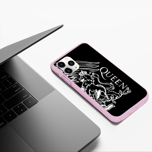 Чехол для iPhone 11 Pro Max матовый Queen, цвет розовый - фото 5