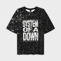 Мужская футболка oversize 3D System of a Down