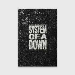 Обложка для паспорта матовая кожа System of a Down