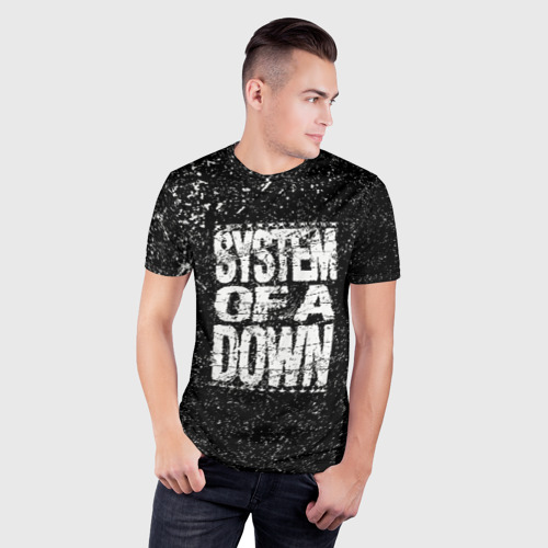 Мужская футболка 3D Slim System of a Down, цвет 3D печать - фото 3