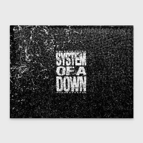 Обложка для студенческого билета System of a Down, цвет черный