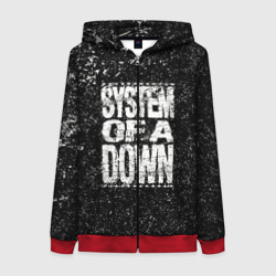 Женская толстовка 3D на молнии System of a Down