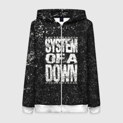 Женская толстовка 3D на молнии System of a Down