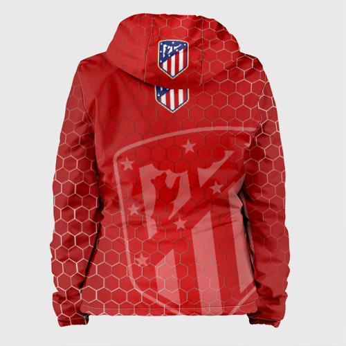 Женская куртка 3D с принтом Атлетико Мадрид, вид сзади #1