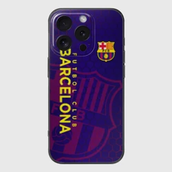 Чехол для iPhone 16 Pro силиконовый с защитой камеры Барселона