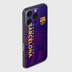 Чехол для iPhone 16 Pro силиконовый с защитой камеры Барселона - фото 2