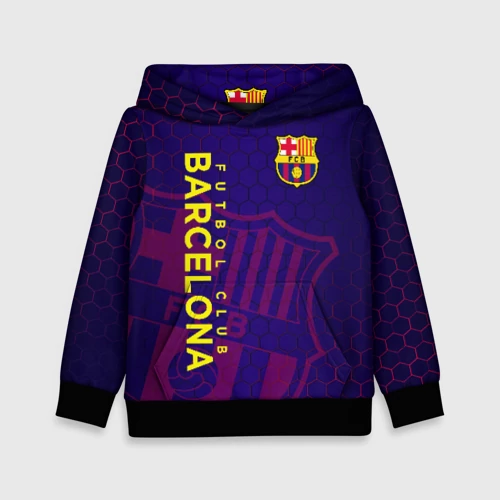 Детская толстовка 3D Барселона