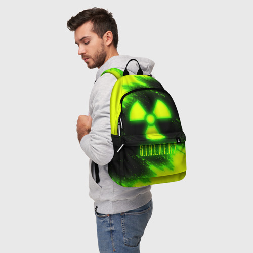 Рюкзак 3D с принтом STALKER 2, фото на моделе #1