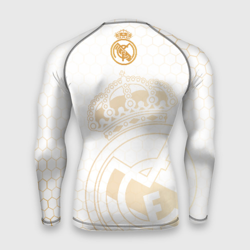 Мужской рашгард 3D с принтом Реал Мадрид, вид сзади #1