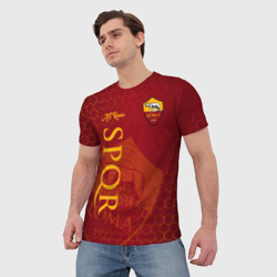 Мужская футболка 3D Рома - фото 2