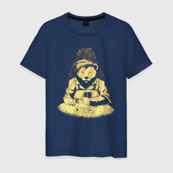 Мужская футболка хлопок Медведь Покер