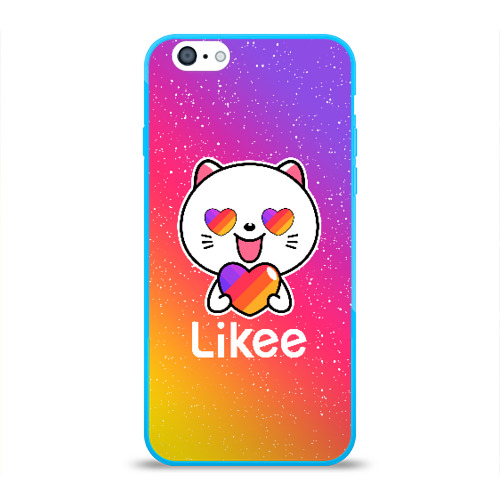 Чехол для iPhone 6/6S глянцевый LIKEE CAT SPACE Фото 01 Чехол для iPhone 6/6S глянцевый LIKEE CAT SPACE Фото 01