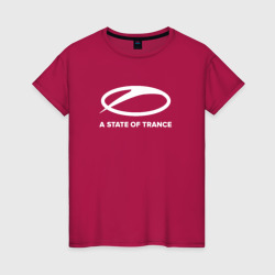 Женская футболка хлопок A state of trance