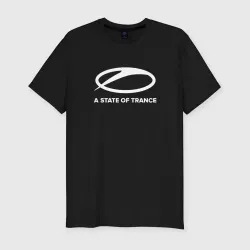 Мужская футболка хлопок Slim A state of trance