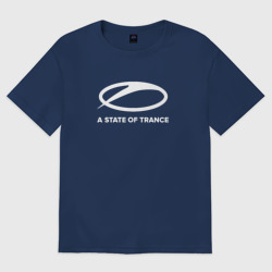 Мужская футболка хлопок Oversize A state of trance
