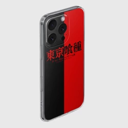 Чехол для iPhone 16 Pro Max силиконовый с защитой камеры Токийский гуль - фото 2