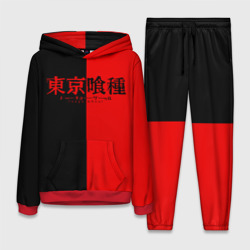 Женский костюм с толстовкой 3D Токийский гуль