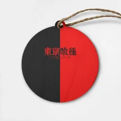 Деревянная игрушка круг Токийский гуль