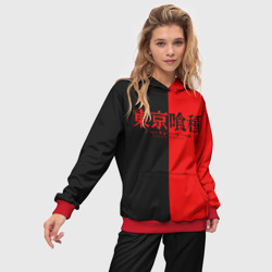 Женский костюм с толстовкой 3D Токийский гуль - фото 2