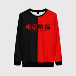 Женский свитшот 3D Токийский гуль