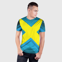 Мужская футболка 3D Slim Икс для косплея - фото 2