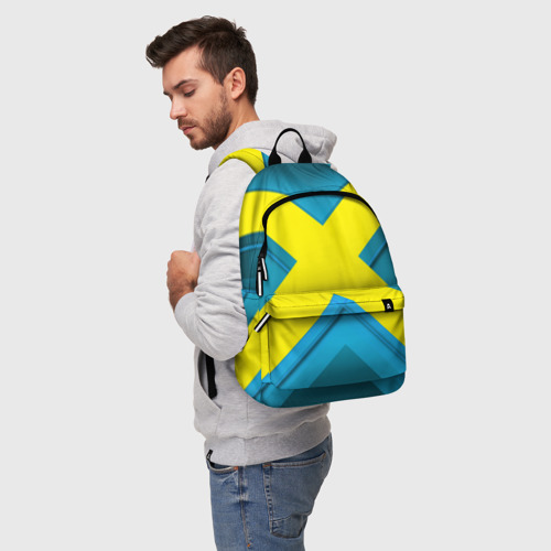 Рюкзак 3D с принтом Икс для косплея, фото на моделе #1
