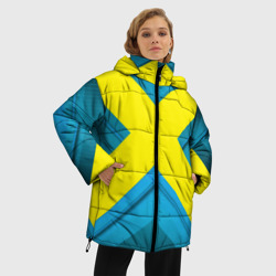 Женская зимняя куртка Oversize Икс для косплея - фото 2