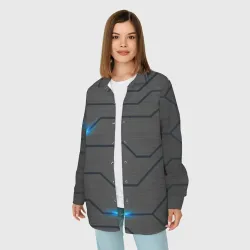 Женская рубашка oversize 3D Led подсветка - фото 2