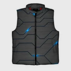Мужской жилет утепленный 3D Led подсветка