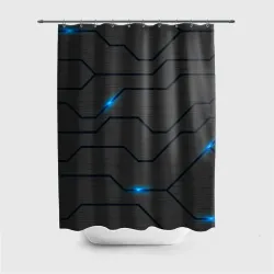 Штора 3D для ванной Led подсветка