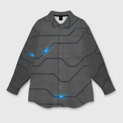 Женская рубашка oversize 3D Led подсветка