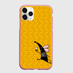 Чехол для iPhone 11 Pro Max матовый Крыса
