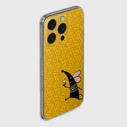 Чехол для iPhone 16 Pro Max силиконовый с защитой камеры Крыса - фото 2