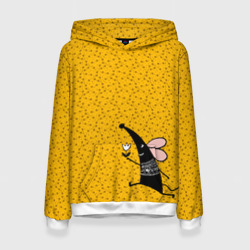 Женская толстовка 3D Крыса