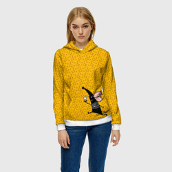 Женская толстовка 3D Крыса - фото 2