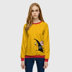 Женский свитшот 3D Крыса - фото 2