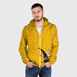 Мужская ветровка 3D Крыса - фото 2