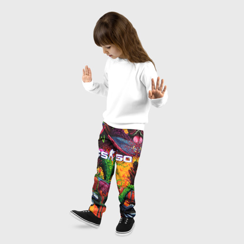 Детские брюки 3D с принтом CS GO, фото на моделе #1