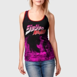 Женская майка 3D Neon flames - фото 2