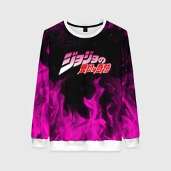 Женский свитшот 3D Neon flames