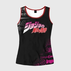 Женская майка 3D JoJo`s Bizarre Adventure logo