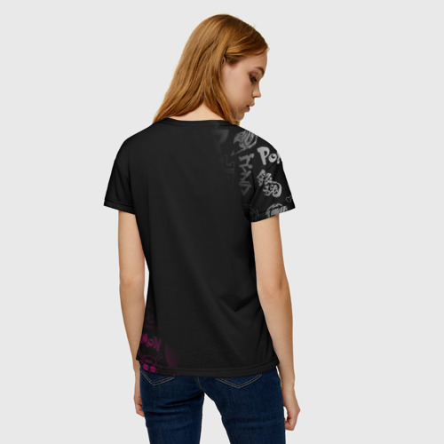 Женская футболка 3D JoJo`s Bizarre Adventure logo, цвет 3D печать - фото 4