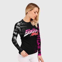 Женский рашгард 3D JoJo`s Bizarre Adventure logo - фото 2